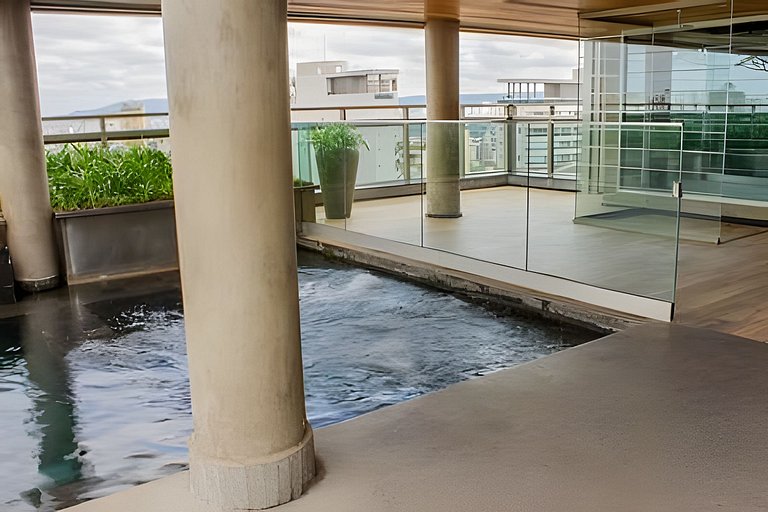 Downtown República - Studio vista incrível e piscina